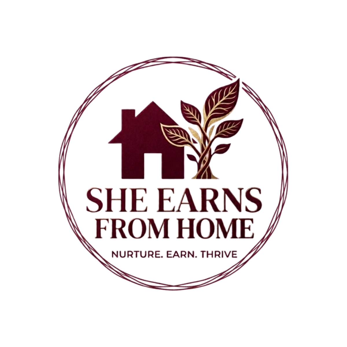 She Earns From Home logo