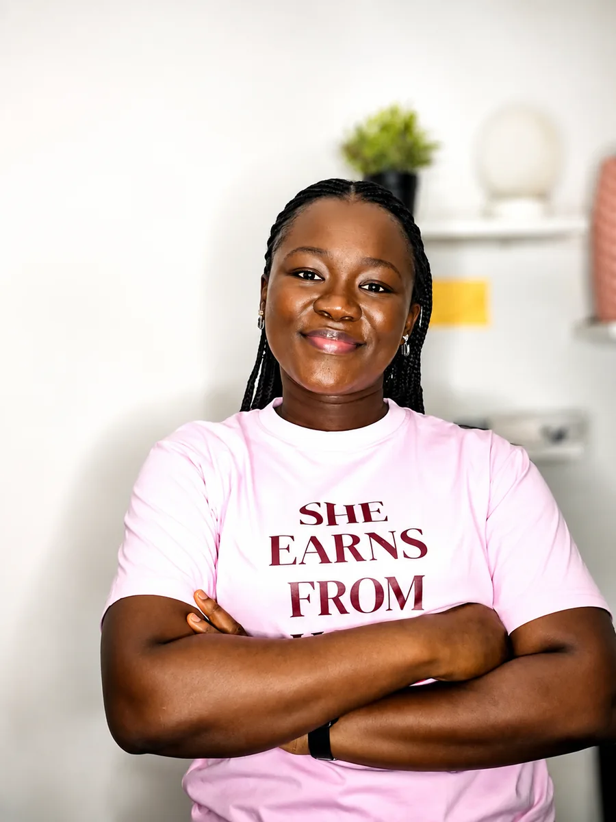 Emmanuella Osei Banahene, founder of She Earns From Home